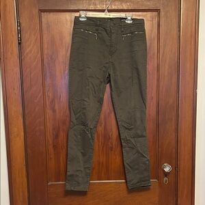 Olive Green Skinny Pants